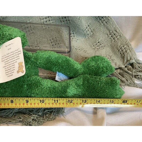 Baby Boyds Starlight Green Frog Plush Toy Stuffed Animal 16" 100% Safe For Baby - Picture 10 of 10